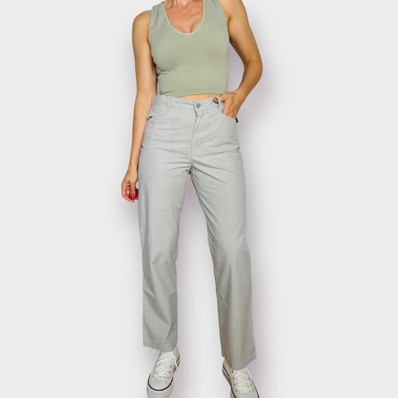 2000s Riders casuals‎ Gray Window Pane Slacks - Picture 1 of 6